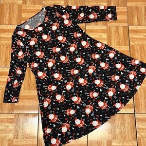 Santa Claus Christmas swing dress